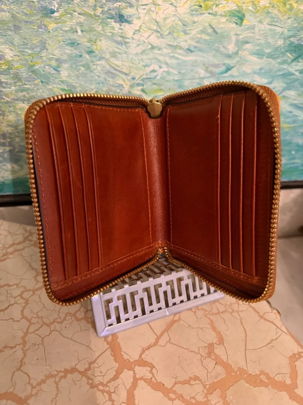 Dooney & Bourke Clementine Pebbled Leather Zip Wallet